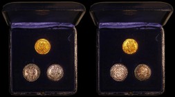 Italy Fantasy set a 3-coin set comprising Gold Florin and Silver Grosso (2) of Luchino and Giovanni Visconti, the gold Florin 5 grammes of .999 gold, ...