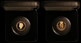 Tristan da Cunha One Laurel 2019 400th Anniversary of the original gold Laurel Gold Proof, 8 grammes of .916 gold FDC in the Harrington & Byrne box of...