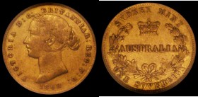 Australia Sovereign 1868 Sydney Branch Mint Marsh 372 NGC XF45