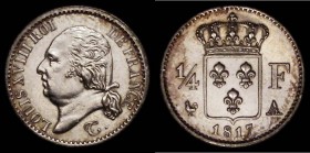 France Quarter Franc 1817A KM#714.1 A/UNC and lustrous