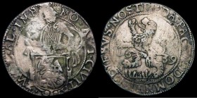 Netherlands - Overijssel - Zwolle Lion Daalder 1639 KM#36, Davenport 4882, Shield with St. Michael, Fine with some very light surface residue
