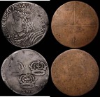 Poland - Swedish Occupation Ort (18 Groszy) undated (1656) Carolus X KM#38, Kop 9689, 30mm diameter in silver, 5.51 grammes, Fine with some weakness b...