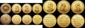 Naval Victories 1794-1816 a set of medals (6) each depicting the victor and the Battle as follows: 1) EARL HOWE ADMIRAL OF THE WHITE K.G, Reverse: THE...
