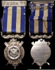 Liverpool Shipwreck and Humane Society Silver Medal awarded to Marion Hallwood, Pupil in the Riverside Council School, Wallasey, 'For Proficiency in S...
