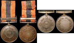 National Fire Brigades Association Long Service Medal in bronze for 10 Year Service, awarded to 12522 Harold Rogers GVF with some edge scuffs, and Nat...