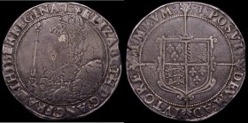 Crown Elizabeth I Seventh Issue S.2582 mintmark 1 (1601) the Queen's face weak, legends and shield bold Fine/Good Fine
