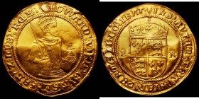 Half Sovereign Edward VI Third Period S.2451 mintmark Tun, struck in 22 carat Crown gold, Fine/Good Fine, neatly plugged at the top of the obverse, in...