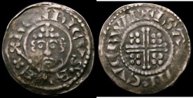 Penny Henry II Short Cross moneyer Isaac, York Mint Class 1b S.1344 Good Fine