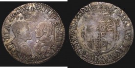 Shilling Philip and Mary 1554 Full titles S.2500 Near VF with a light and colourful tone