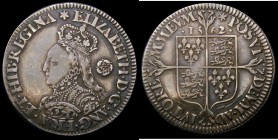 Sixpence Elizabeth I 1562 Milled Issue, Large Broad Bust with elaborately decorated dress S.2596 mintmark Star VF with some thin scratches in the fiel...