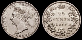Canada 5 Cents 1899 bright EF