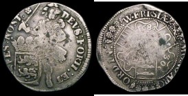 Netherlands - West Friesland 30 Stuivers 1684, no mintmark KM#88.1 weakly struck in the centre otherwise about Fine