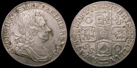 Shilling 1723 SSC GVF with some haymarking
