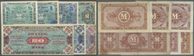 Deutschland - Alliierte Miltärbehörde + Ausgaben 1945-1948. Set mit 7 Banknoten der AMB 1944 von ½ Mark bis 100 Mark, dabei 1/2, 1, 10 und 20 Mark jew...