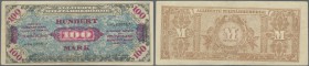 Deutschland - Alliierte Miltärbehörde + Ausgaben 1945-1948. Kleines Lot mit 2 Banknoten der Alliierten Militärbehörde, dabei 1/2 Mark 1944 US-Druck, -...