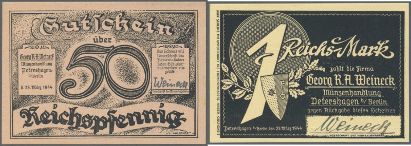 Deutschland - Alliierte Miltärbehörde + Ausgaben 1945-1948. Petershagen bei Berl...