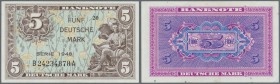 Deutschland - Bank Deutscher Länder + Bundesrepublik Deutschland. Bank Deutscher Länder: 5 DM 1948 Kopfgeldserie, Ro.236 in sehr sauberer, nahzu perfe...