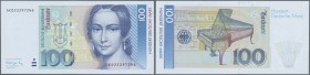 Deutschland - Bank Deutscher Länder + Bundesrepublik Deutschland. 100 DM 1991, Ro.300a in kassenfrischer Erhaltung: UNC // 100 Deutsche Mark 1991, P.4...