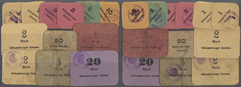 Deutschland - Konzentrations- und Kriegsgefangenenlager. Scholven, Gefangenen-La...