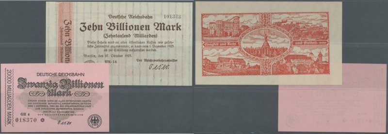 Deutschland - Reichsbahn / Reichspost. Reichsbahndirektorium Berlin set mit 10 u...
