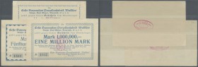 Deutschland - Notgeld - Bayern. Bayreuth, Erste Bayreuther Porzellanwarenfabrik ”Walküre”, 100 Tsd., 500 Tsd., 1 Mio. Mark, 15.8. - 30.9.1923, Erh. II...