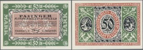 Deutschland - Notgeld - Bayern. Pasing, Stadt, Kinderhilfs-Notgeld, 50 Mark, 20.5.1921, weißes Kunstdruckpapier, Erh. I