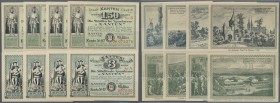 Deutschland - Notgeld - Rheinland. Xanten, Stadt, 4 x 1.50 M., 4 x 3 M., 1921 - 31.12.1922, mit KN, Erh. I, total 8 Scheine