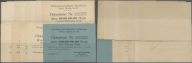 Deutschland - Notgeld - Württemberg. Blaubeuren, Portland-Cementfabrik Gebr. Spohn AG, 100 Mio. Mark, 22.9.1923, 5 Mrd. Mark, 27.10.1923, 20 Mrd. Mark...
