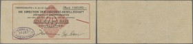 Deutschland - Notgeld - Württemberg. Friedrichshafen, Zahnradfabrik AG, 1 Mio. Mark, 23.8.1923, sämisches Papier, Erh. III, Datum bei Karau nicht aufg...