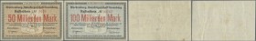 Deutschland - Notgeld - Württemberg. Neuenbürg, Amtskörperschaft, 50, 100 Mrd. Mark, 1.11.1923, Erh. III, 2 Scheine