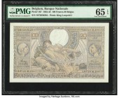 Belgium Banque Nationale de Belgique 100 Francs-20 Belgas 25.5.1943 Pick 107 PMG Gem Uncirculated 65 EPQ. 

HID09801242017

© 2020 Heritage Auctions |...