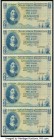South Africa South African Reserve Bank 2 Rand ND (1962-65) Pick 105b 5 Consecutive Examples About Uncirculated-Choice Uncirculated. Nice crisp exampl...