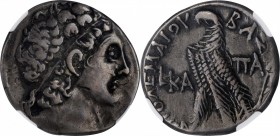PTOLEMAIC EGYPT. Ptolemy X Alexander I & Kleopatra Berenike, 101-88 B.C. AR Tetradrachm, Alexandreia Mint, Dated RY 21 (94/3 B.C.). NGC VF.
Svor-1681...