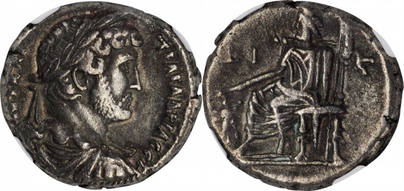 HADRIAN, A.D. 117-138. Egypt, Alexandria. BI Tetradrachm, Dated RY 16 (A.D. 131/...