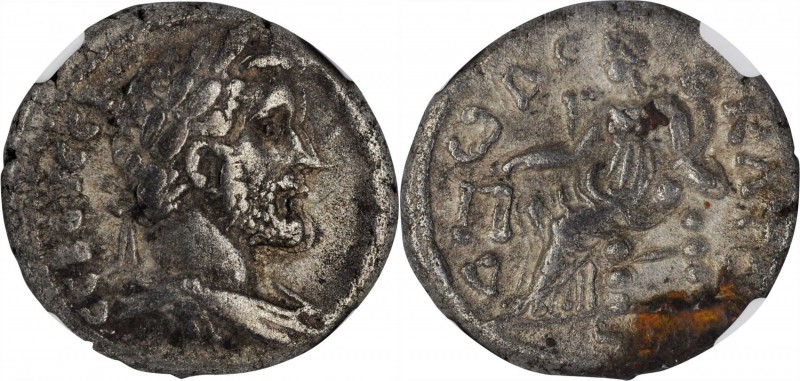 ANTONINUS PIUS, A.D. 138-161. Egypt, Alexandria. BI Tetradrachm, Dated RY 12 (A....