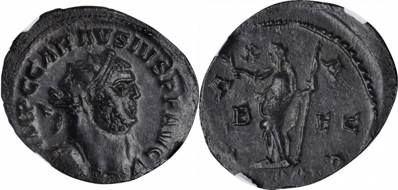 CARAUSIUS, A.D. 287-293. BI Antoninianus (3.79 gms), London Mint. NGC MS, Strike...