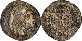 BELGIUM. Flanders. 2 Groschen, ND (1346-84). Louis II de Male. NGC MS-61.
De May-218. A very well detailed coin with unusually fine detail on the obv...