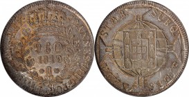 BRAZIL. 960 Reis, 1819-R. Rio de Janeiro Mint. Joao VI. PCGS MS-63 Gold Shield.
KM-326.1. A rather boldly struck, choice example of the type, offerin...