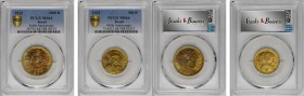 BRAZIL. Duo of 1000 and 500 Reis (2 Pieces), 1932. Both PCGS MS-64 Gold Shield Certified.
1) 1000 Reis. KM-531. 2) 500 Reis. KM-530. A charming pair,...