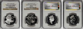 CANADA. Duo of Hudson's Bay Company Dollars (2 Pieces), 1995. Both NGC Certified.
1) PROOF-70 Ultra Cameo. KM-259. 2) MS-68. KM-259.
Estimate: $50.0...