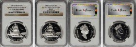 CANADA. Duo of Queen Charlotte Islands (2 Pieces), 1999. Both NGC Certified.
1) PROOF-70 Ultra Cameo. KM-356. 2) MS-67. KM-356.
Estimate: $50.00- $1...