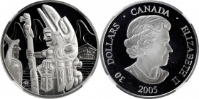 CANADA. 30 Dollars, 2005. NGC PROOF-70 Ultra Cameo.
KM-590. Welcome Totem Pole.
Estimate: $30.00- $60.00
From the Mayer Collection of Canadian NGC ...