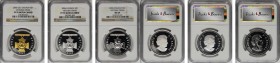 CANADA. Trio of Victoria Cross Dollars (3 Pieces), 2006. All NGC Certified.
1) Partially gilt. PROOF-70 Ultra Cameo. KM-583a. 2) PROOF-70 Ultra Cameo...