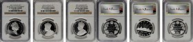 CANADA. Trio of Silver Dollar Anniversary (3 Pieces), 2001-11. All NGC PROOF-70 Ultra Cameo Certified.
1) 2001. Silver Dollar Anniversary. KM-434. 2)...