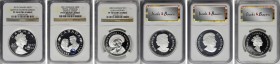 CANADA. Trio of Royal Family (3 Pieces), 2002-12. All NGC PROOF-70 Ultra Cameo Certified.
1) Dollar, 2002. Queen Mother. KM-503. 2) 20 Dollars, 2011....