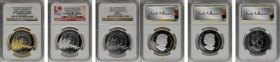 CANADA. Trio of Arctic Expedition 100th Anniversary Dollars (3 Pieces), 2013. All NGC Certified.
1) PROOF-70 Ultra Cameo. Partially Gilt. KM-1387a 2)...