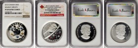 CANADA. Duo of 20 Dollars Crystallized (2 Pieces), 2013-14. Both NGC Certified.
1) 20 Dollar, 2013. Holiday Wrath. PROOF-69 Ultra Cameo. KM-1531. 2) ...