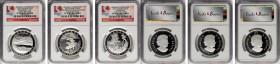 CANADA. Trio of Franklin Carmichael 15 Dollars (3 Pieces), 2015. All NGC PROOF-70 Ultra Cameo.
1) Cranberry Lake. Early Release. KM-Unlisted. 2) Uppe...