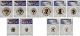 CANADA. Silver Maple Leaf Proof Set (5 Pieces), 2016. All ANACS Certified.
1) 5 Dollars. ANACS PROOF-70 Deep Cameo. KM-unlisted. 2) 4 Dollars. ANACS ...