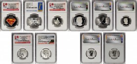 CANADA. Quintet of Superman Issues (5 Pieces), 2013-16. All NGC Certified.
1) 20 Dollars, 2013. Superman 75th Anniversary, Superman's S-Shield Colori...